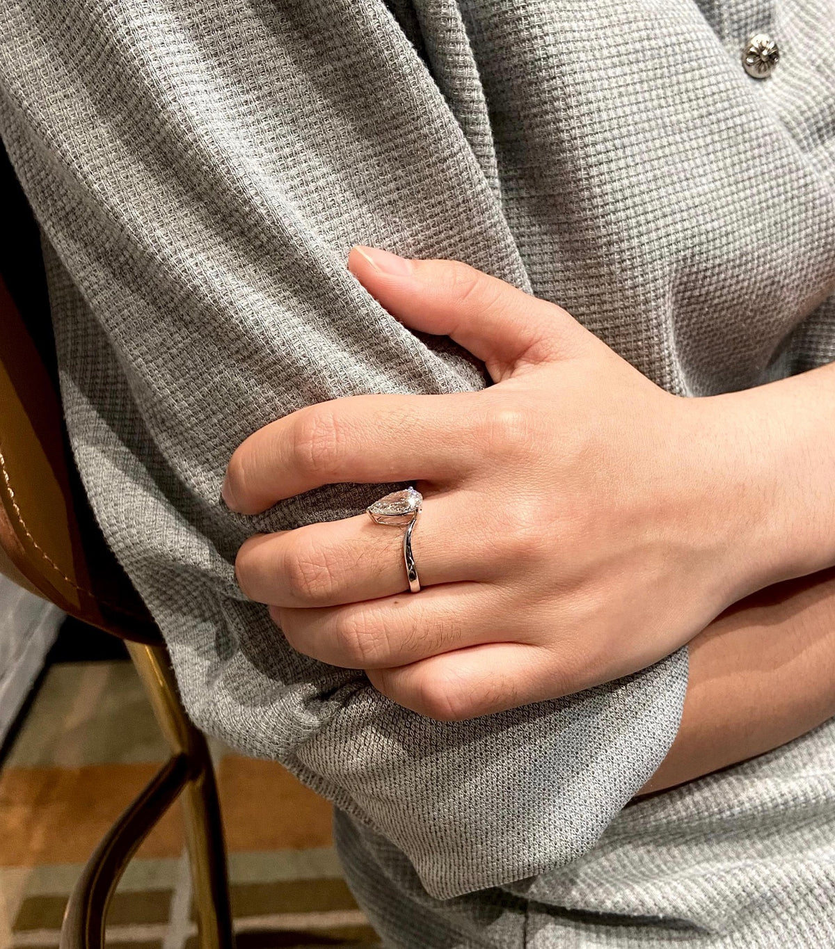 Pear Engagement Ring