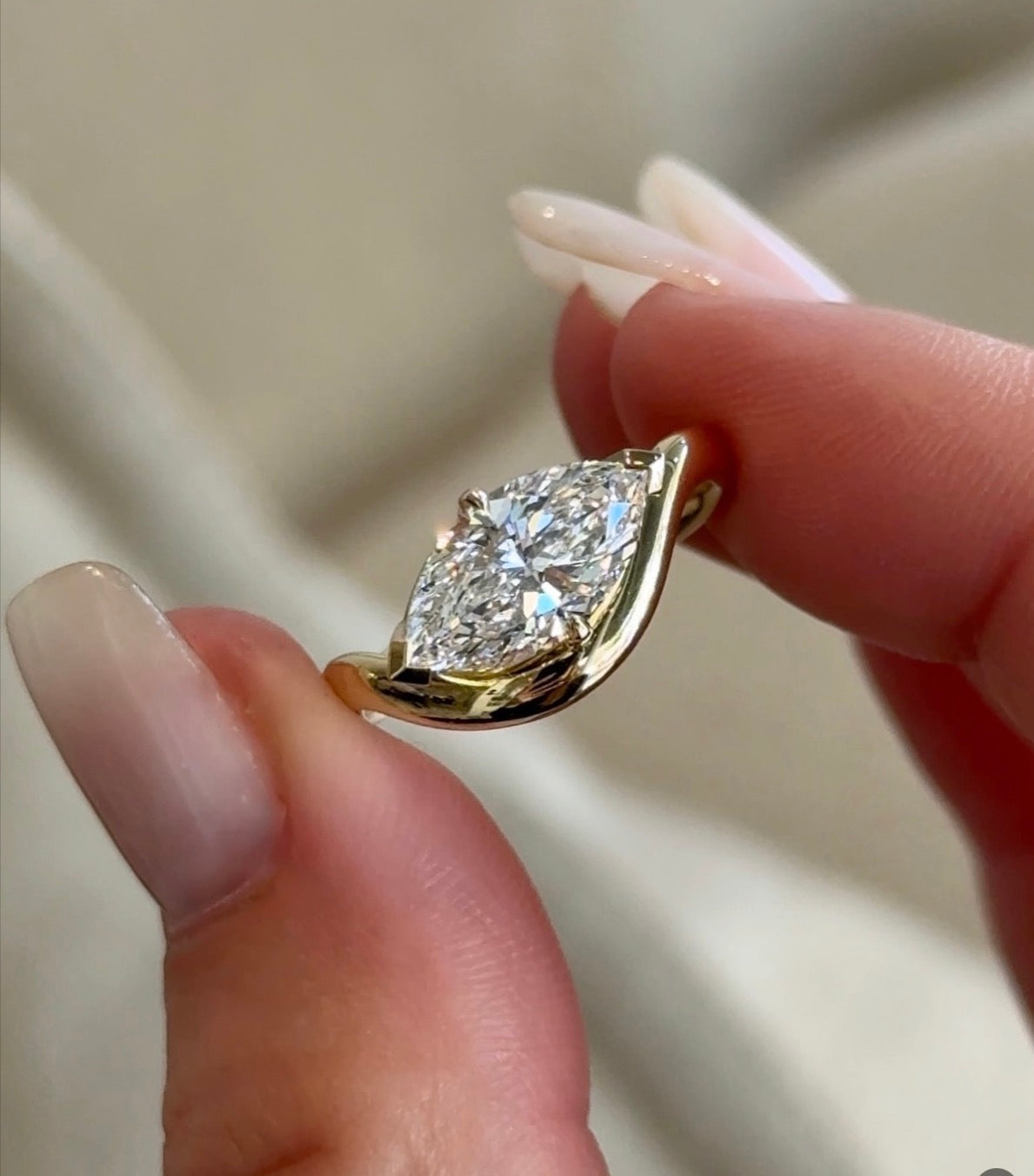 Pear Engagement Ring